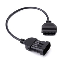 Obd2 Car Stecker Diagnose Adapter 10pin Male To 16ppin Female For Opel Vauxhalls Obd2 Car Stecker Diagnose Adapter 10pin Male To 16ppin Female For Opel Vauxhalls