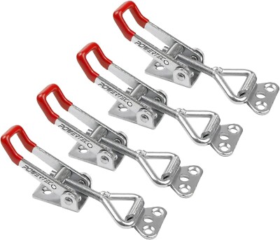 POWERTEC 4PK Toggle Clamp, 220 lbs Holding Capacity, 4001 Adjustable Pull Action