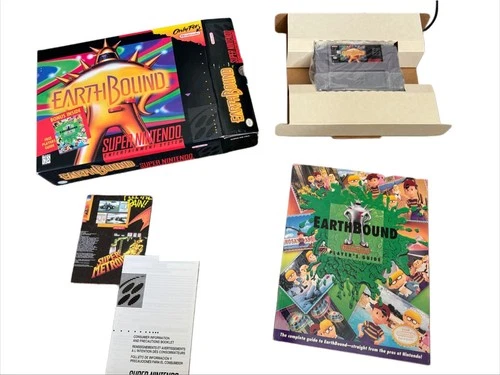 New ListingEarthbound Nintendo SNES Complete Authentic With Player's Guide