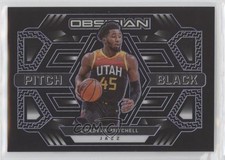 2021 Panini Obsidian Pitch Black Electric Etch Purple 14/75 Donovan Mitchell s3g