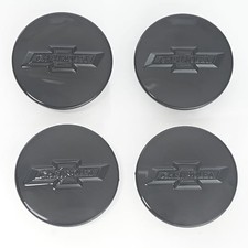 GM Official Licensed Gloss Black Wheel Center Hub Cap for Chevrolet - 13-25