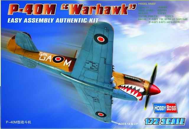 Hobbyboss 80251 - 1:72 P-40M ''Kitty Hawk''- New