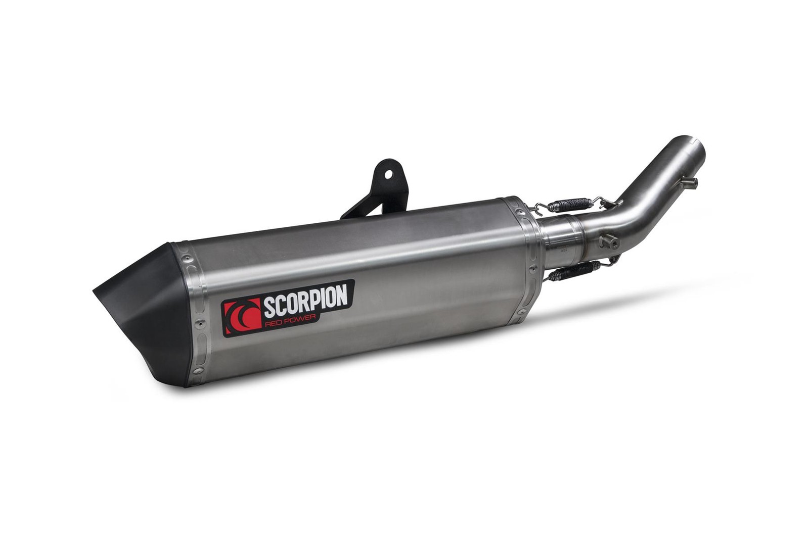 Scorpion Exhaust Serket Parallel Slip-on Titanium Yamaha Tenere 700 2021-2024