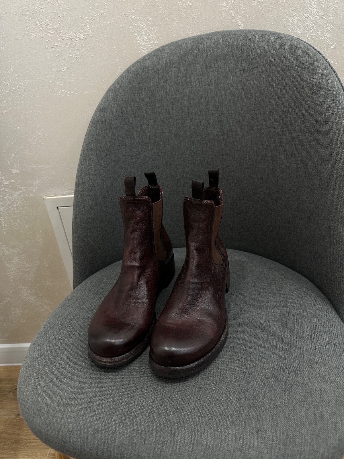 Shoto Made in Italy Leather women's Ankle Boots Size: 36