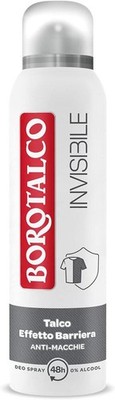12x Borotalco Invisible Grau Spray Deodorant 150ml+Polpa