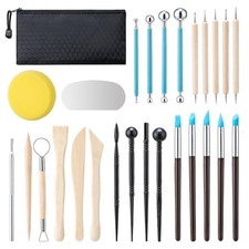 27 PCS Multi-Function Clay Tool Set Pottery & Polymer Clay Sculpting Tools