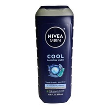 NIVEA Men Cool 3-in-1 Body Wash | Yuzu & Menthol | 16.9 fl oz 1.01 per gallon