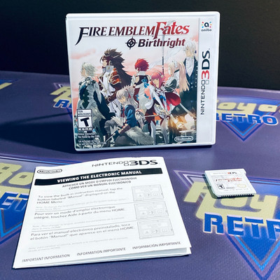 Fire Emblem Fates: Birthright (Nintendo 3DS, 2016) Authentic - Complete CIB