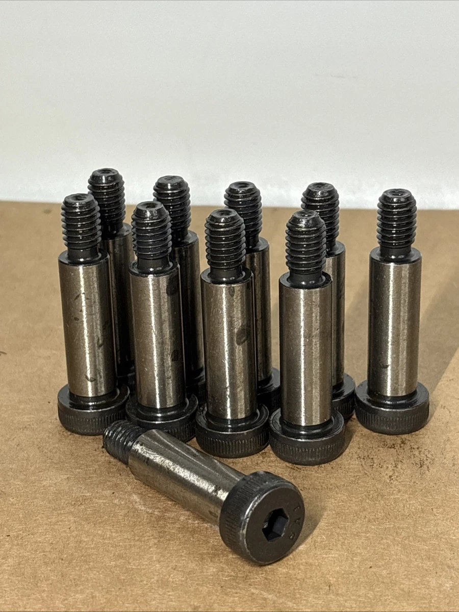 Lot of 10 1/2” x 1-1/2” Shoulder Bolts 3/8-16 Alloy Steel Socket Head TVS photo 3