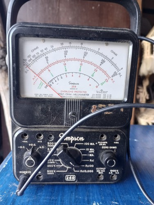 #ad #ad Simpson 260 Series 6P Analog Multimeter $63.00