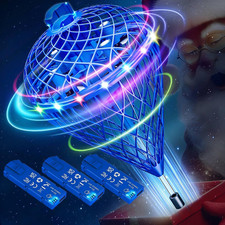   Upgraded 3 Batteries  Flying Orb Ball Light-Up Hover Toys  Motion-Contro L Spin