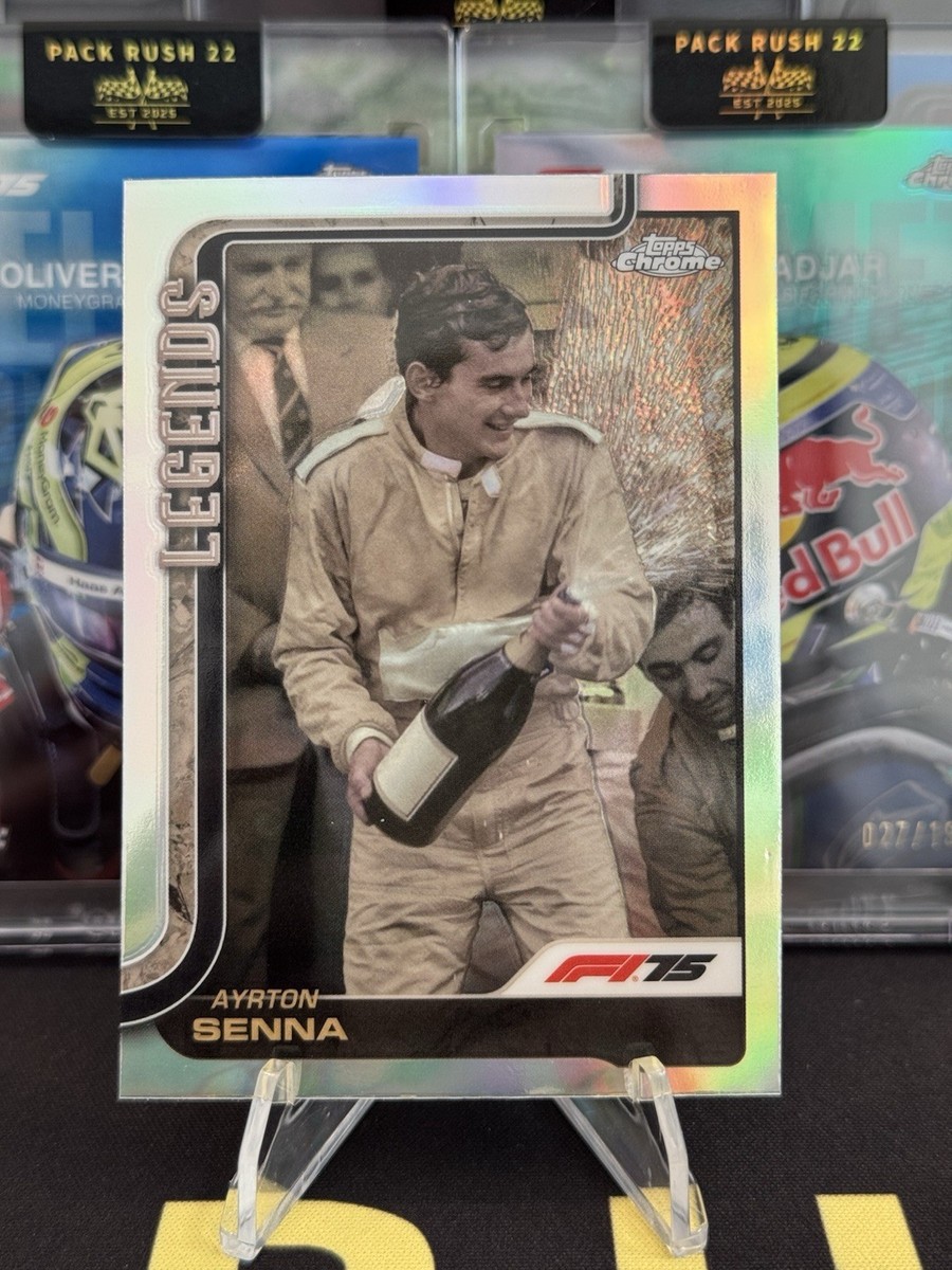 Topps 2025 Formula 1 Legends Ayrton Senna #162 Refractor | eBay