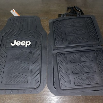 Plasticolor For Jeep Weatherpro 4 Piece Floor Mats Set, Floor Mats  Black