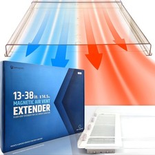 Powerful Magnetic Air Vent Extender for Floor under Furniture