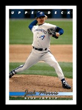 JACK MORRIS ⚾ 1993 Upper Deck #164 Toronto Blue Jays HOF