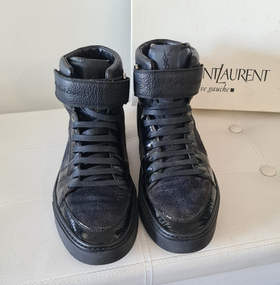 RRP  495- RARE YSL YVES SAINT LAURENT MALIBU TRAINERS 43 UK 9 US 10
