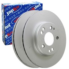 2X JAPKO BREMSSCHEIBEN VORNE 284mm BELÜFTET PASSEND FÜR MERCEDES-BENZ 124 190
