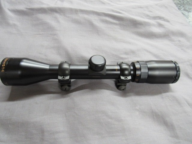 Bushnell Banner Wide Angle  3-9x40mm Scope  Circle X Reticle   w/ Scope Rings