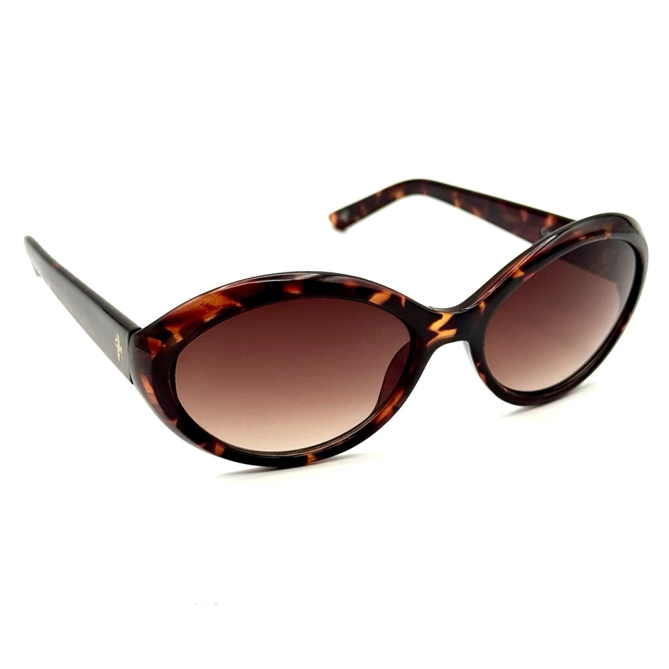 Gafas de sol ovaladas Cole Haan C6035 marco de acetato con caparazón de tortuga 58-18-140 degradado Foto 2 de 4