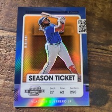 2021 Panini Contenders Vladimir Guerrero Jr. #17 Optic Orange Ticket /49
