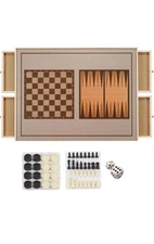 1500 Pieces Wooden Puzzle Board, Puzzle Table with 4 Drawers, 36" x 25" Portable