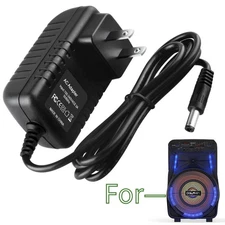 AC Adapter Charger for Dolphin SP-1217RBT 12" Party Speaker Power Supply