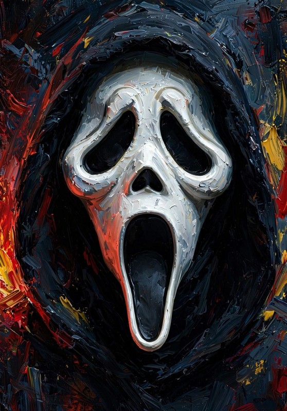 Scream Art Card 1/1 Santiago Signed One Of a Kind