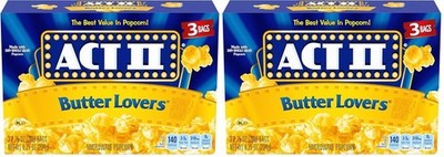 Delicious Butter Lovers Microwave Popcorn, 0g Trans Fat - Ideal for All Ages
