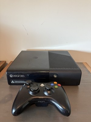 Microsoft Xbox 360 E Console System + Controller Only Glossy Black