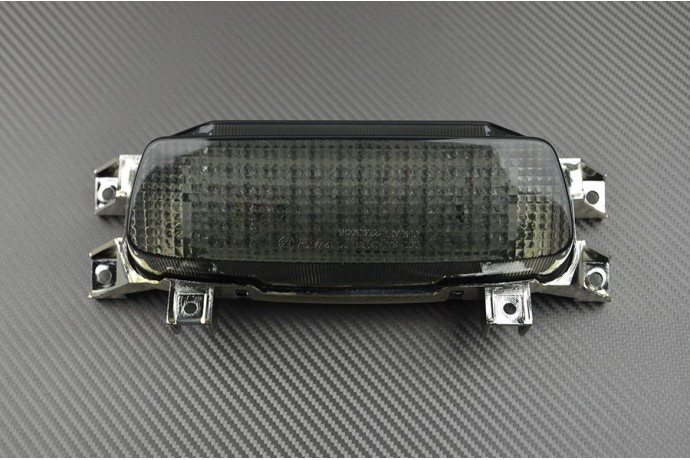 Feu arrière LED fumé noir avec clignotants pour moto Suzuki GSXR 600 1993 1994 1995