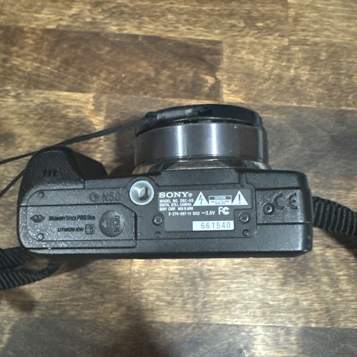 Sony Cyber-shot DSC-H3 8.1MP Digital Camera - Black for sale