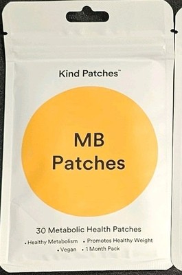 Kind Patches MB Metabolic Balance 30 Count Pack Vegan 1 Month Supply Patches