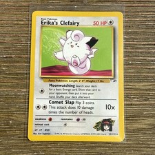 Pokémon TCG Erika's Clefairy Gym Heroes 25/132 Regular 1st Edition Rare on eBay