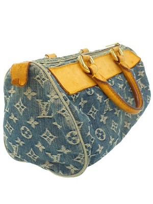 Louis Vuitton Neo Speedy Duffle Medium Blue Denim for sale online