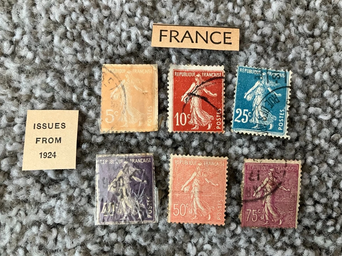 French Blue Used French & Colonies Stamps for sale | eBay