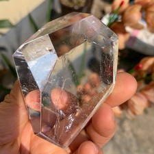 156g     Natural white crystal quartz quartz freeform specimen energy healing555