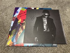 KID CUDI SIGNED - INSANO Vinyl 2LP Album Art By KAWS AUTOGRAPHED INSERT IN HAND