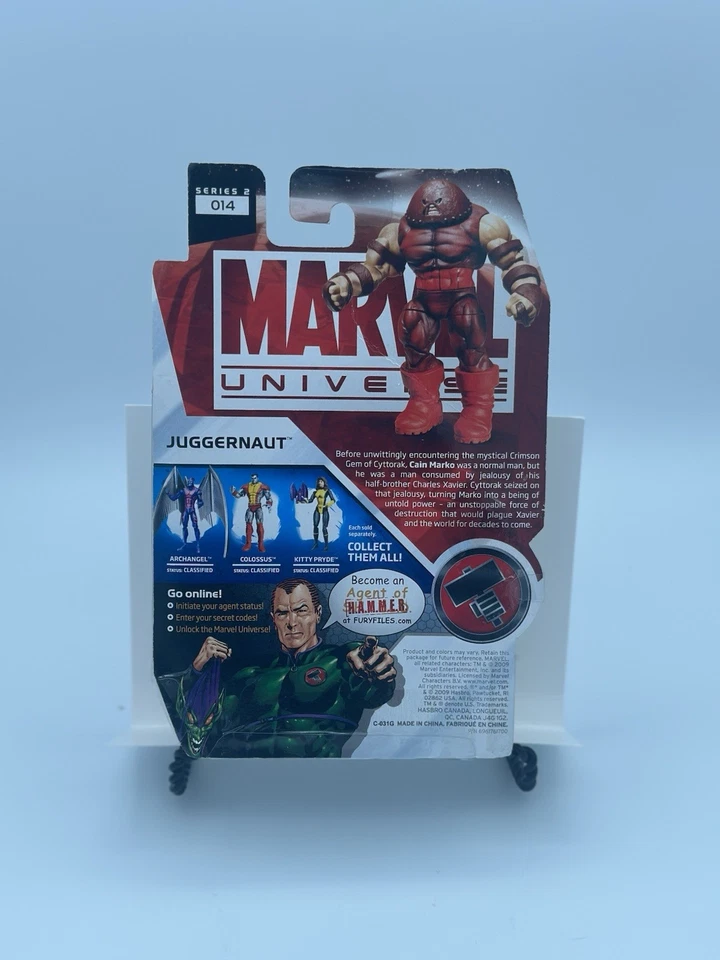 "Figura de acción JUGGERNAUT Marvel Universe 3,75"" 2009 serie 2 #014 Hasbro sellada" Foto 2 de 2