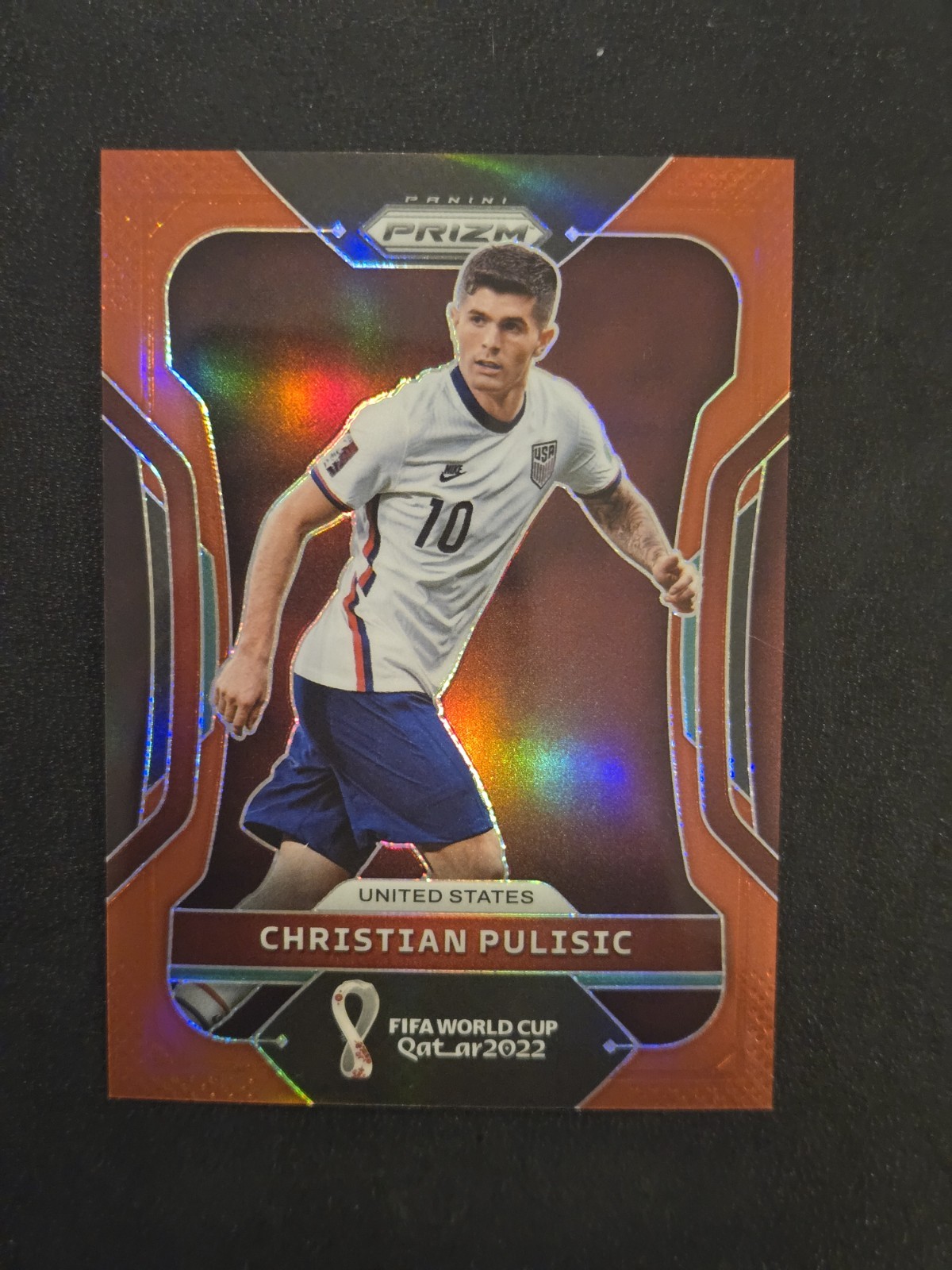 2022 Panini Prizm World Cup Qatar - Christian Pulisic #201 Red Prizm /399