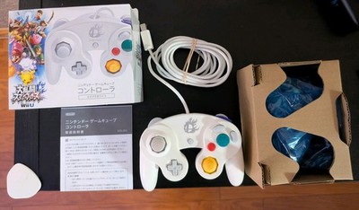 Nintendo Wii U Smash Bros. Japanese White GameCube Controller US Seller 