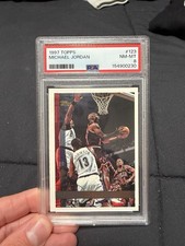 Topps 1997 Topps Michael Jordan #123 PSA 8