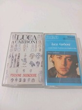 LUCA CARBONI OTTIMO STATO!! lotto di 2 musicassette k7 mc originali no lp cd