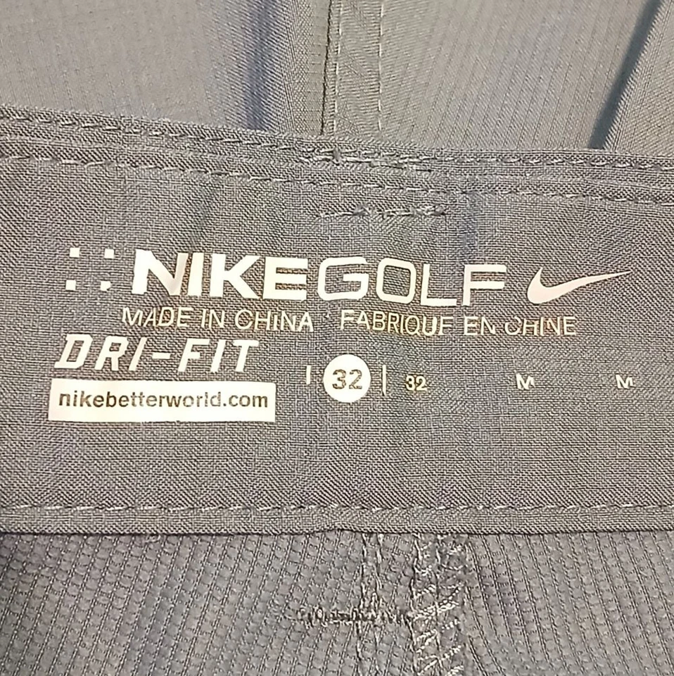 Nike Golf Dri Fit Gray Cargo Golf Shorts Men's Size 32 Casual Outdoors Comfort - Image 4 of 4