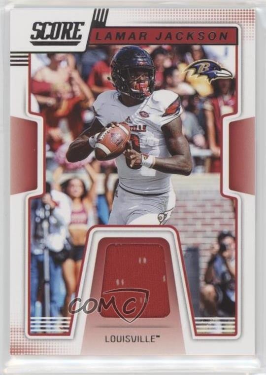 2019 Score Collegiate Jerseys Lamar Jackson #CJ-16 02bq