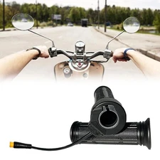 Electric Bike Full Twist Throttle Ebike Left Right Hand 3Pin Grip Twist Thrott [