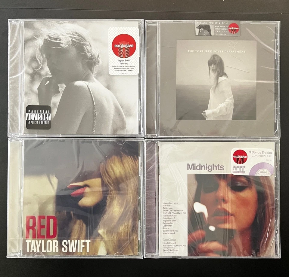 Taylor Swift CDs Cassettes Incl. The Life Of A Show Girl - Image 2 of 4