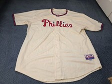 Philadelphia Phillies Jayson Werth Jersey Majestic Sz 60 4xl Stitched VTG