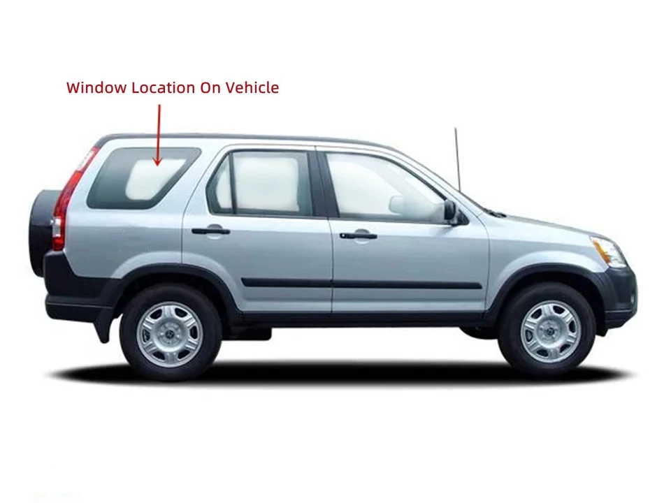 Fit 2002-2006 Honda CR-V Passenger Right Side Quarter Window Quarter Glass Clear Foto 3 de 4