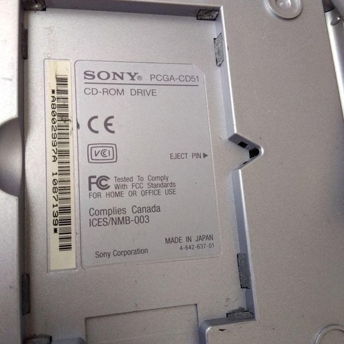 SONY PCGA-CD51 CD Laufwerk PC Karten Anschluss gebraucht - Bild 5 von 7