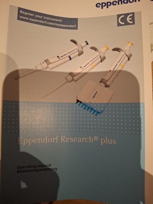 Eppendorf Research Plus Elektrische Pipette Neu Original Verpackt
